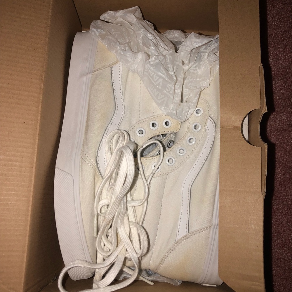 White High Top Vans (Hi Sk8)